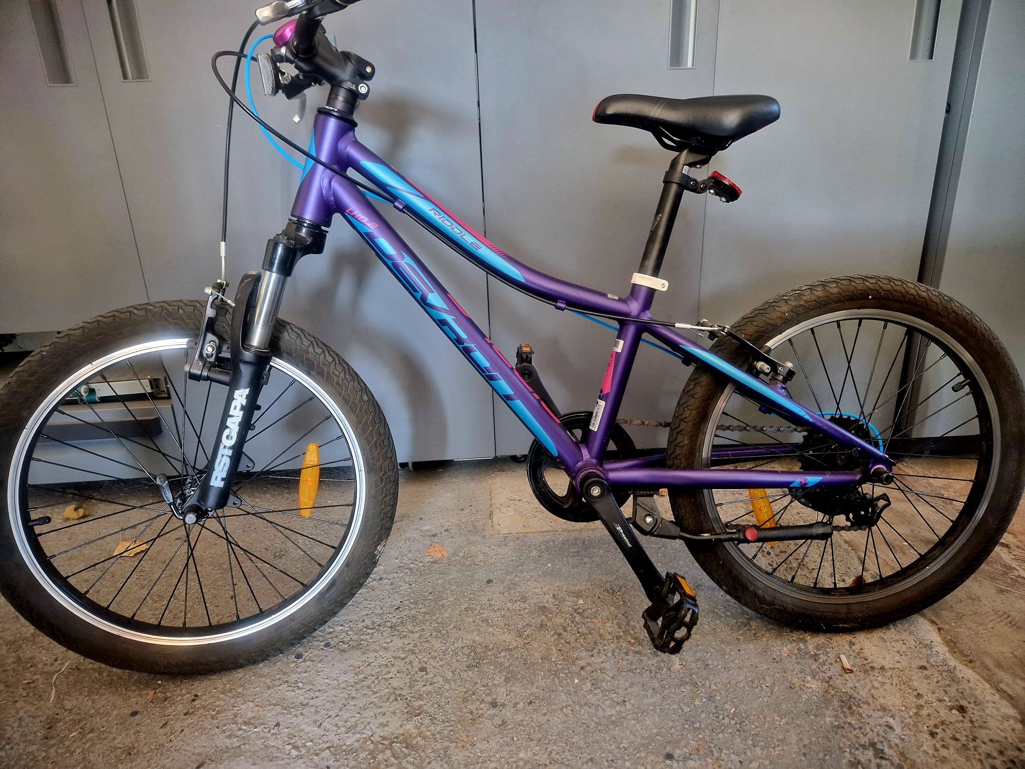 Mountainbike ușoară (cadru AL), roti 20 inch, copii 6-11 ani, Devron