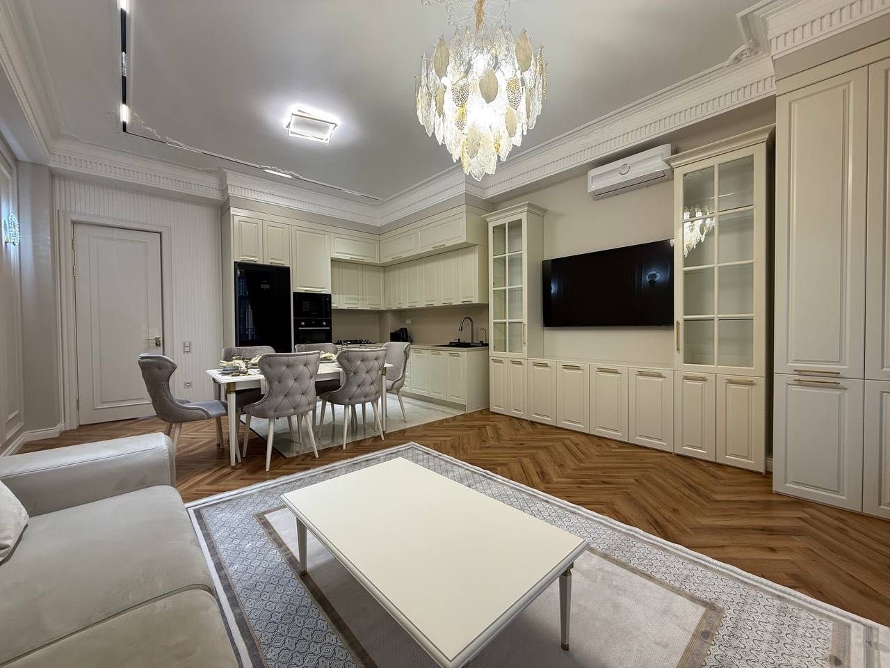 Skyline Towers Продается 2 комнатная квартира ремонт Нукусская Мирабад