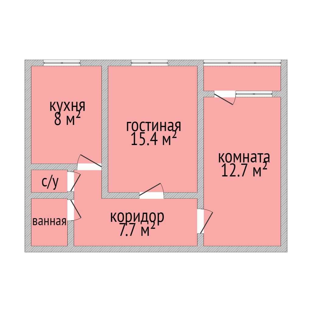 Продам улучшенную 2х комнатную квартиру в районе ЖД Больницы