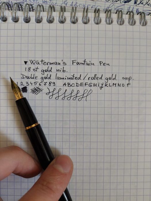 Stilou waterman cu penita de aur
