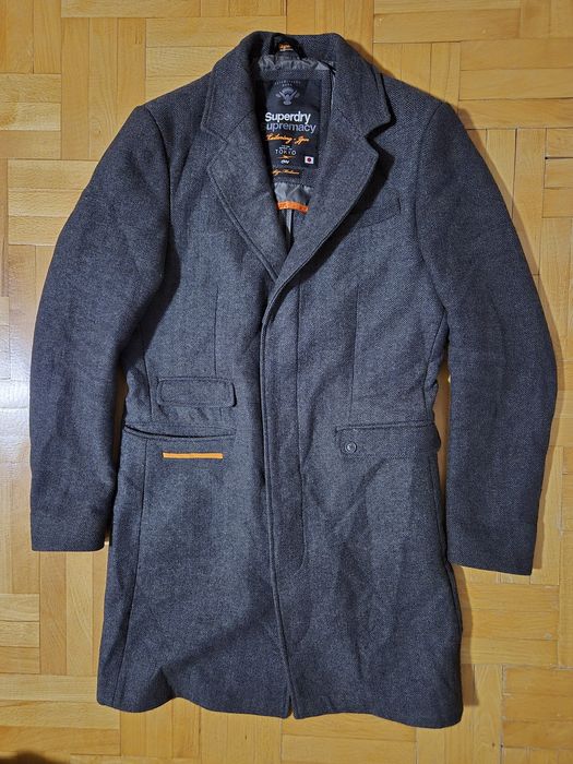 Palton Premium Superdry Supremacy, Lână, Bărbați - M