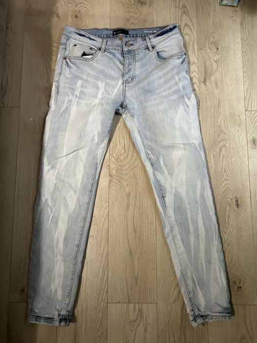 Blugi  purple brand albastri