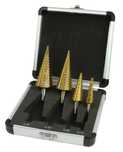 Set 4 burghie freza conica metal in trepte 4-32mm (M22320)
