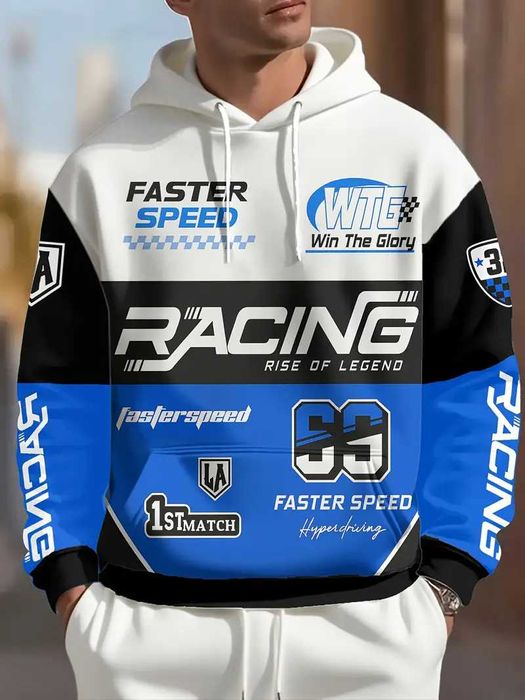 Bluza rracing -size M,-cu design deosebit de înaltă calitate