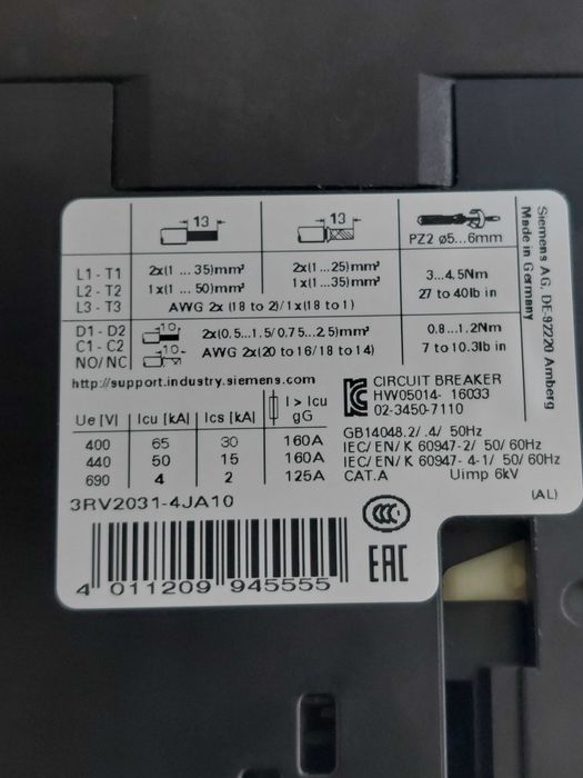 Контактор SIIEMENS