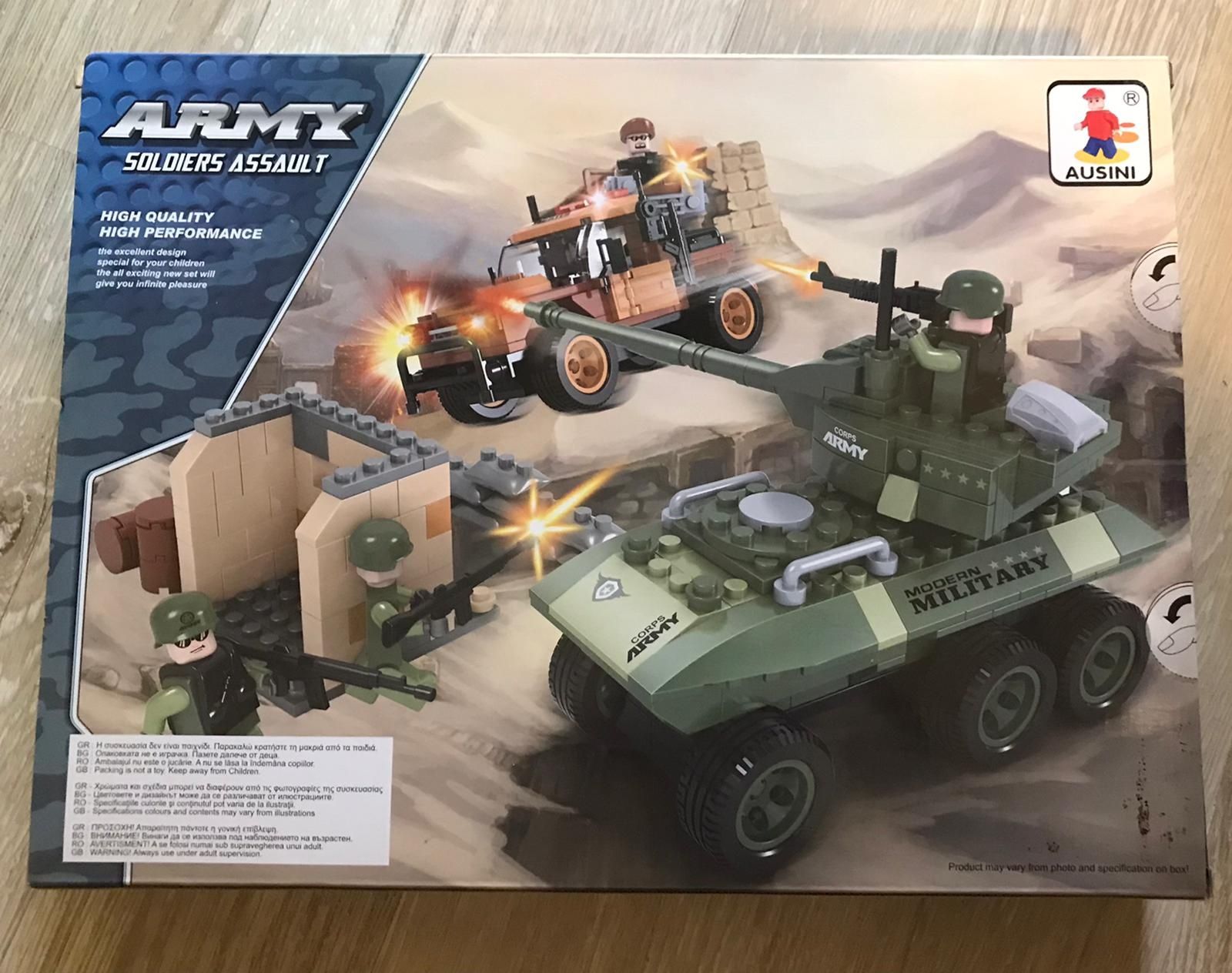 Ausini lego Swat police + Army soldiers assault