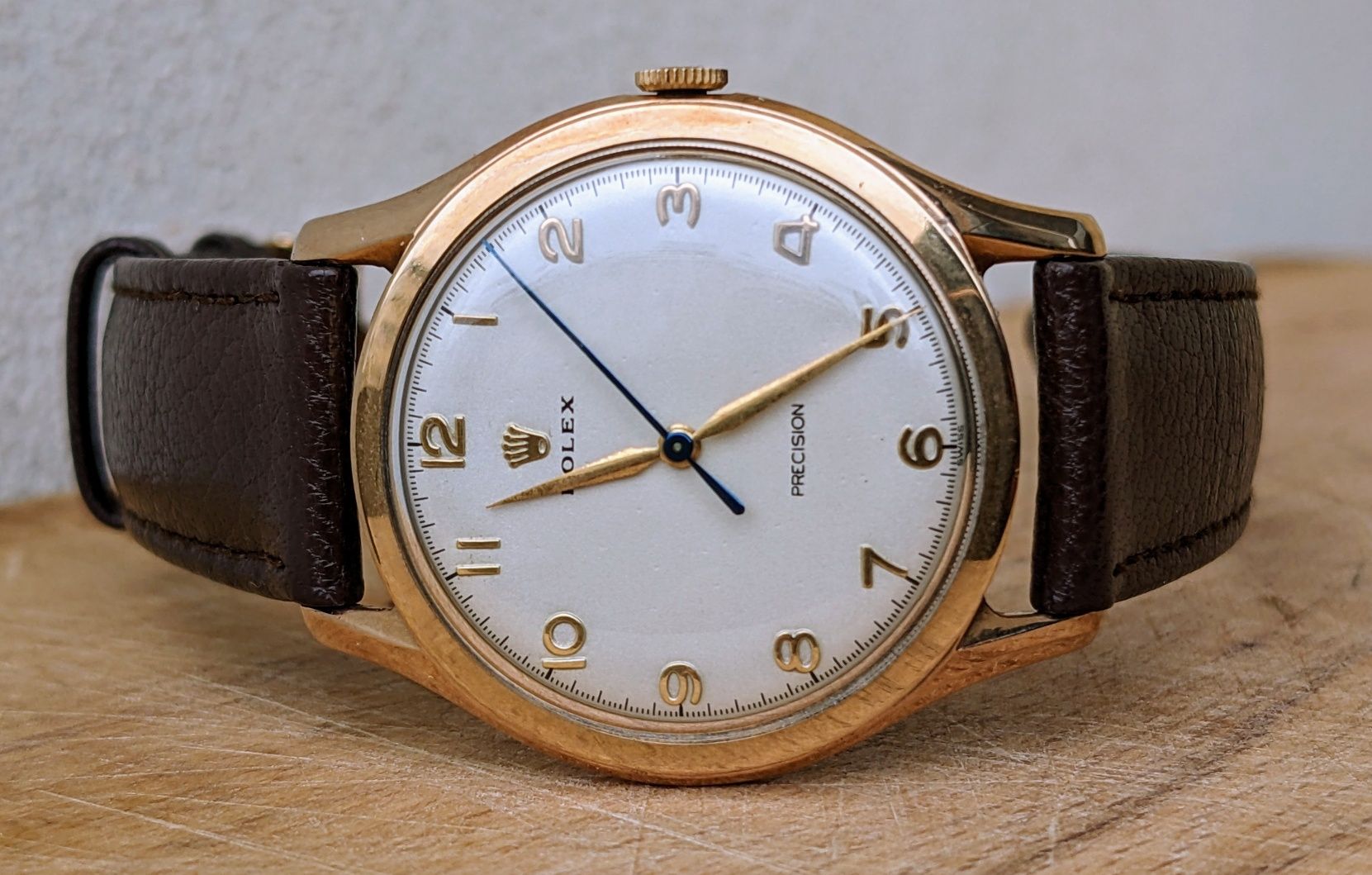 Vintage Rolex Precision 9k solid gold