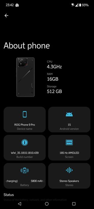 ASUS ROG Phone 9 Pro 16 512GB