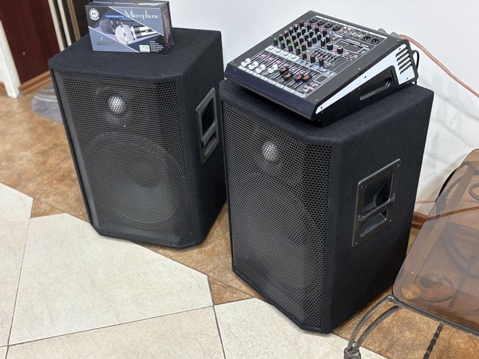 Колонки 15 дюймовые мощные