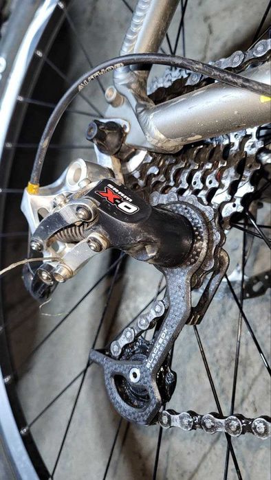 Задний переключатель SRAM X0 9 скоростей - карбоновый, BLACKBOX