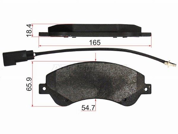 Колодки тормозные передние Новые Ford Transit