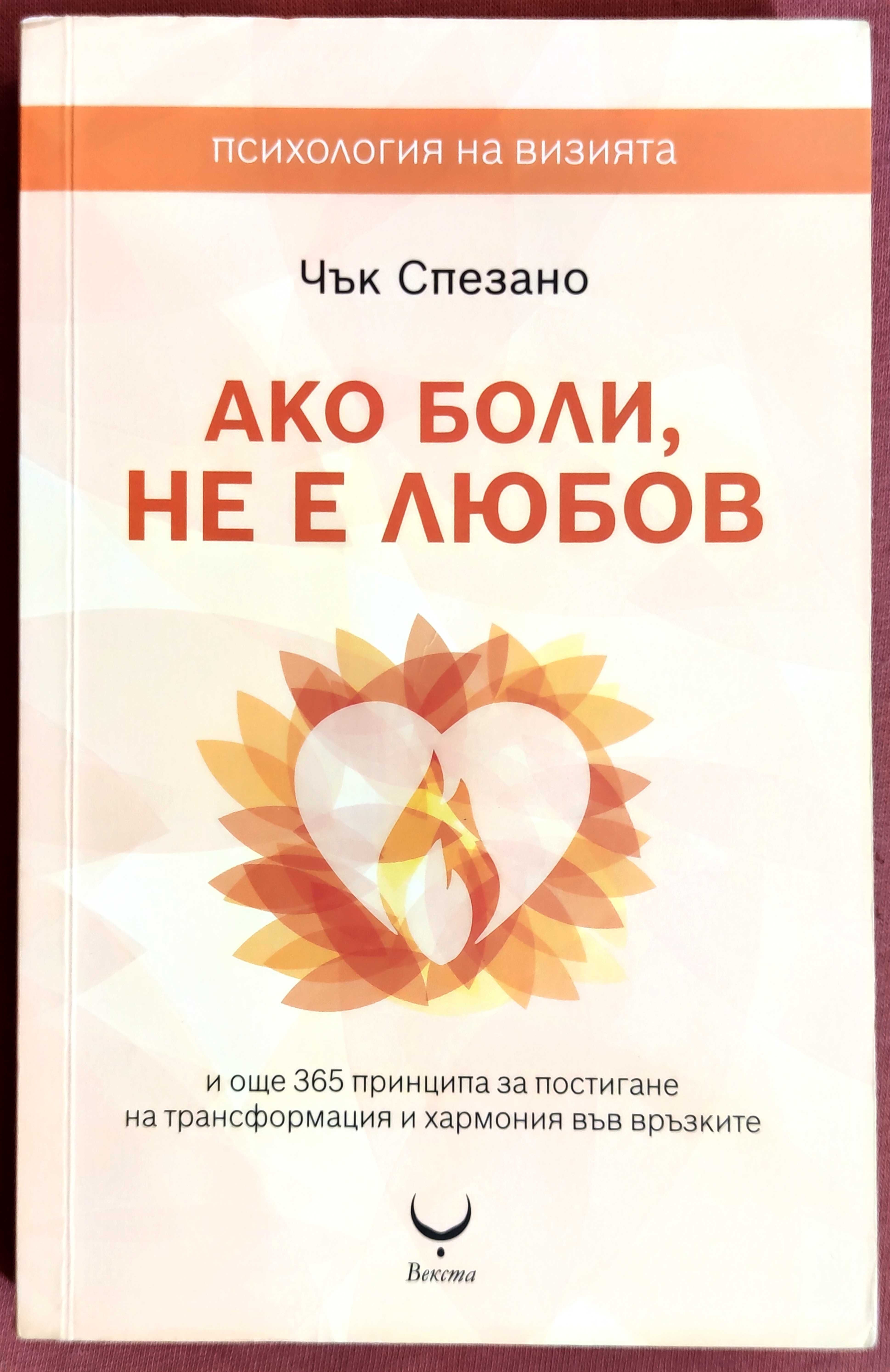 Чък Спезано -"Ако боли, не е любов" (Психология на визията)