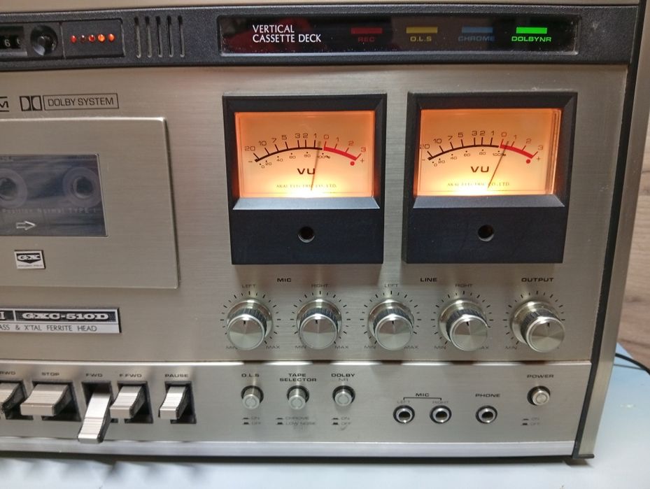 Akai GXC 510D casetofon deck vintage
