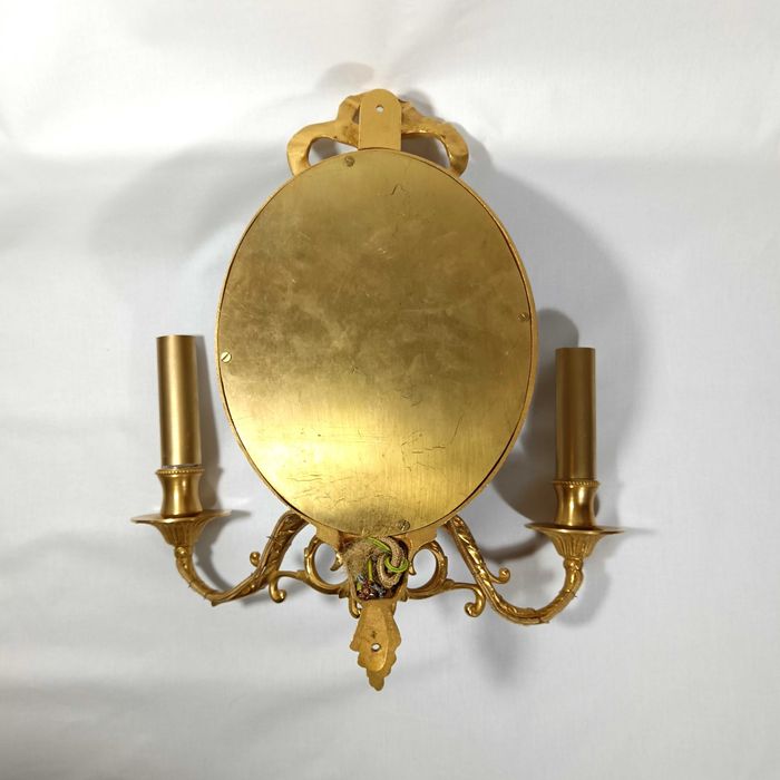 Aplica perete Ludovic XVI, stil Napoleon, alama aurita Ormolu, Franta