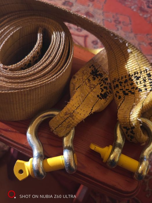 Продам мощный буксировочный трос и крюк