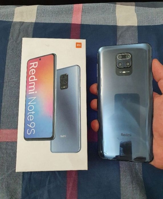 Xiaomi Redmi Note 9S 6/128GB Gray Black Igravoy Karobka Holati Yaxshi