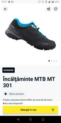 Pantofi shimano MTB spd noi