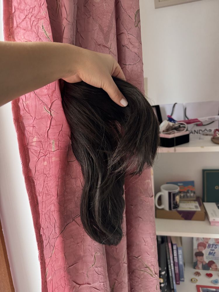 Coadă cu clește din păr natural