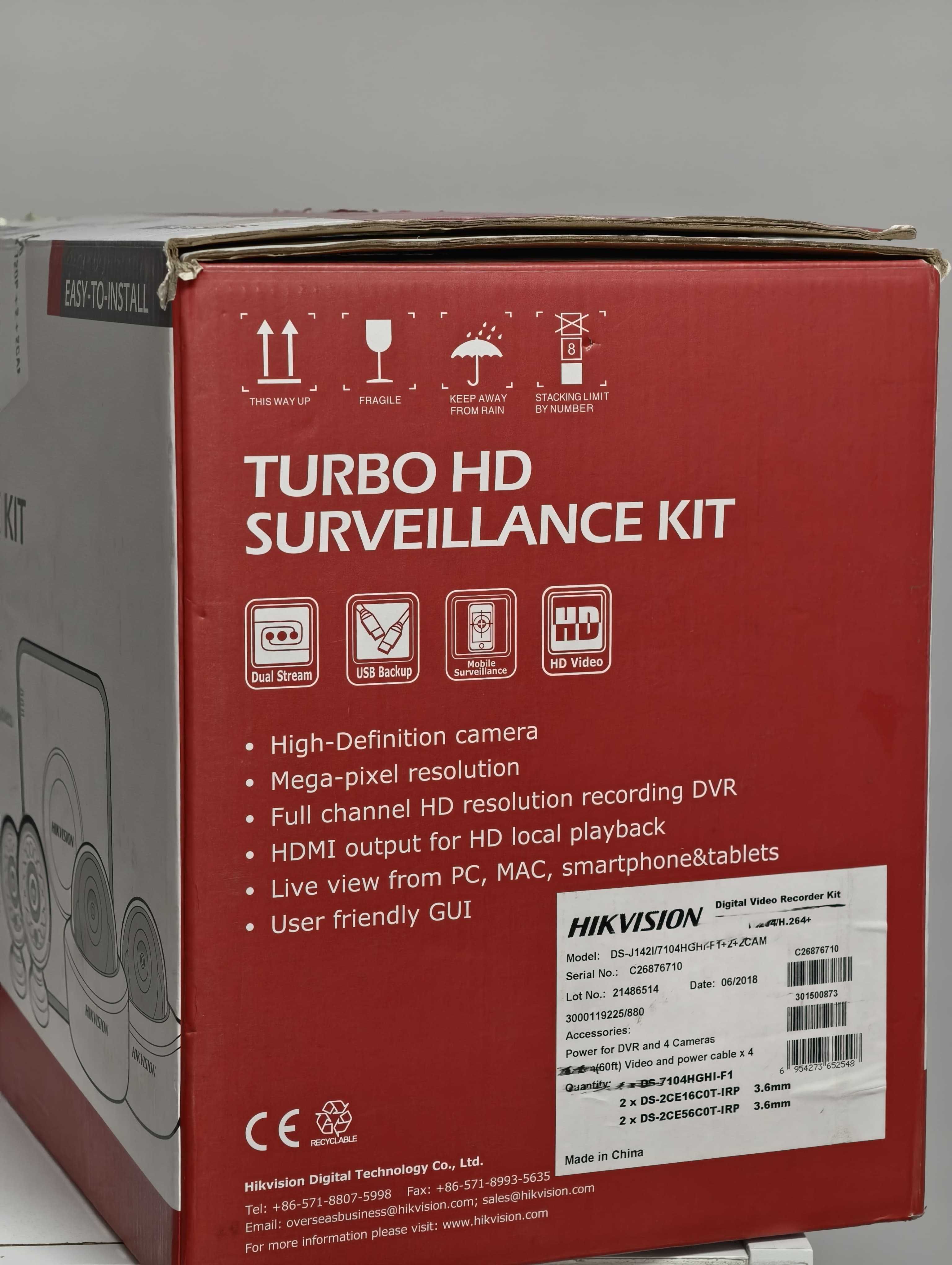 Camere Supraveghere Hikvision Turbo HD Kit