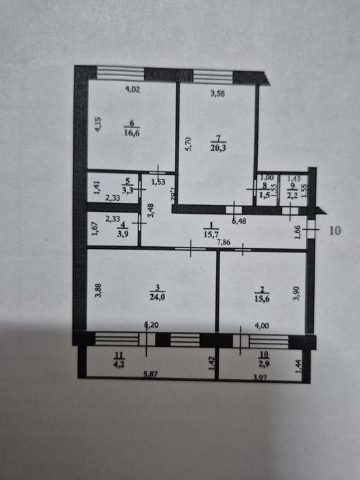 Продам 3х комнатную квартиру