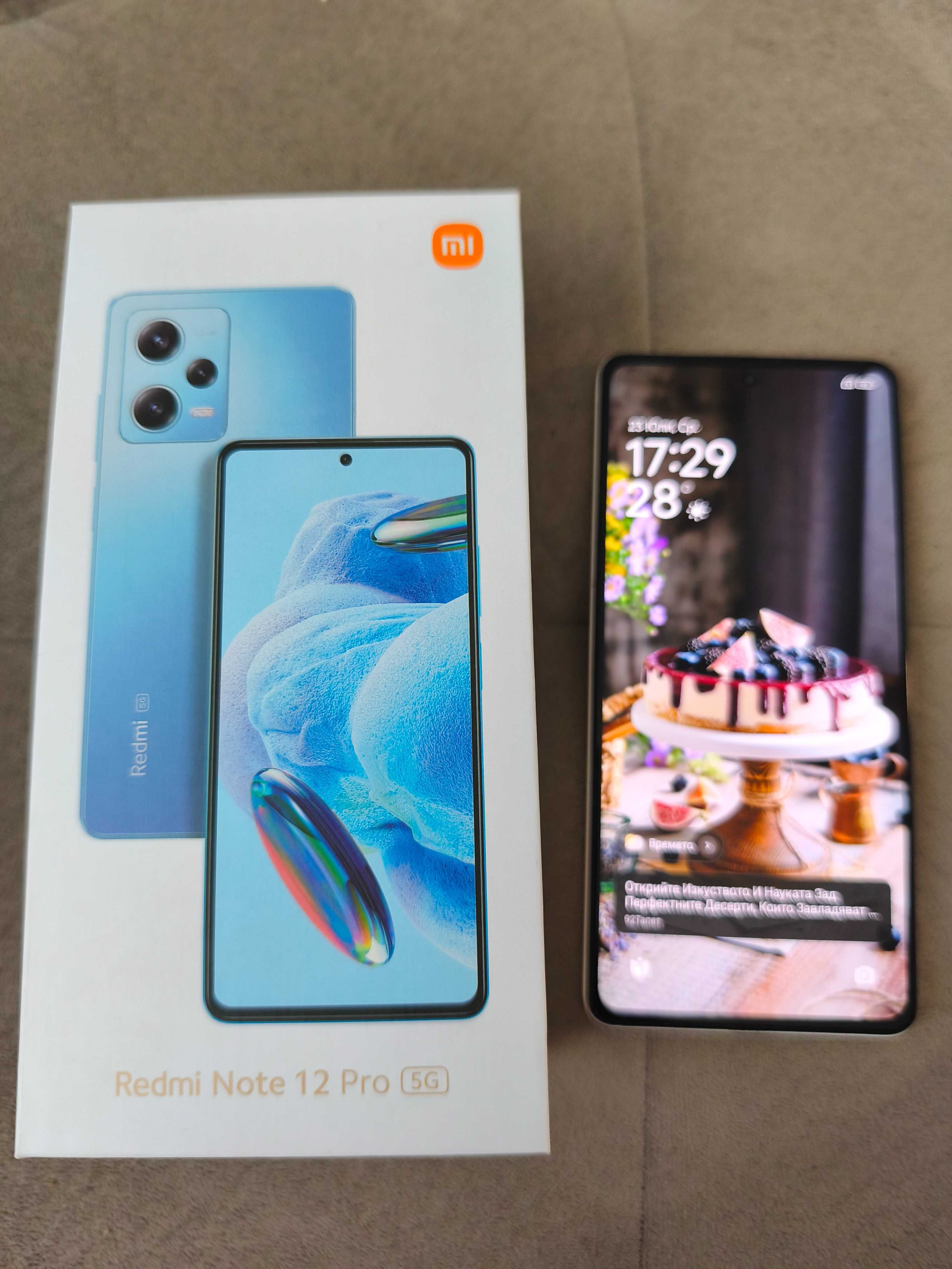 Xiaomi Redmi Note 12 Pro, 8GB RAM, 256GB, 5G, Бял