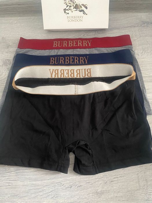 Boxeri Barbati Burberry Colectie Noua Set de 3