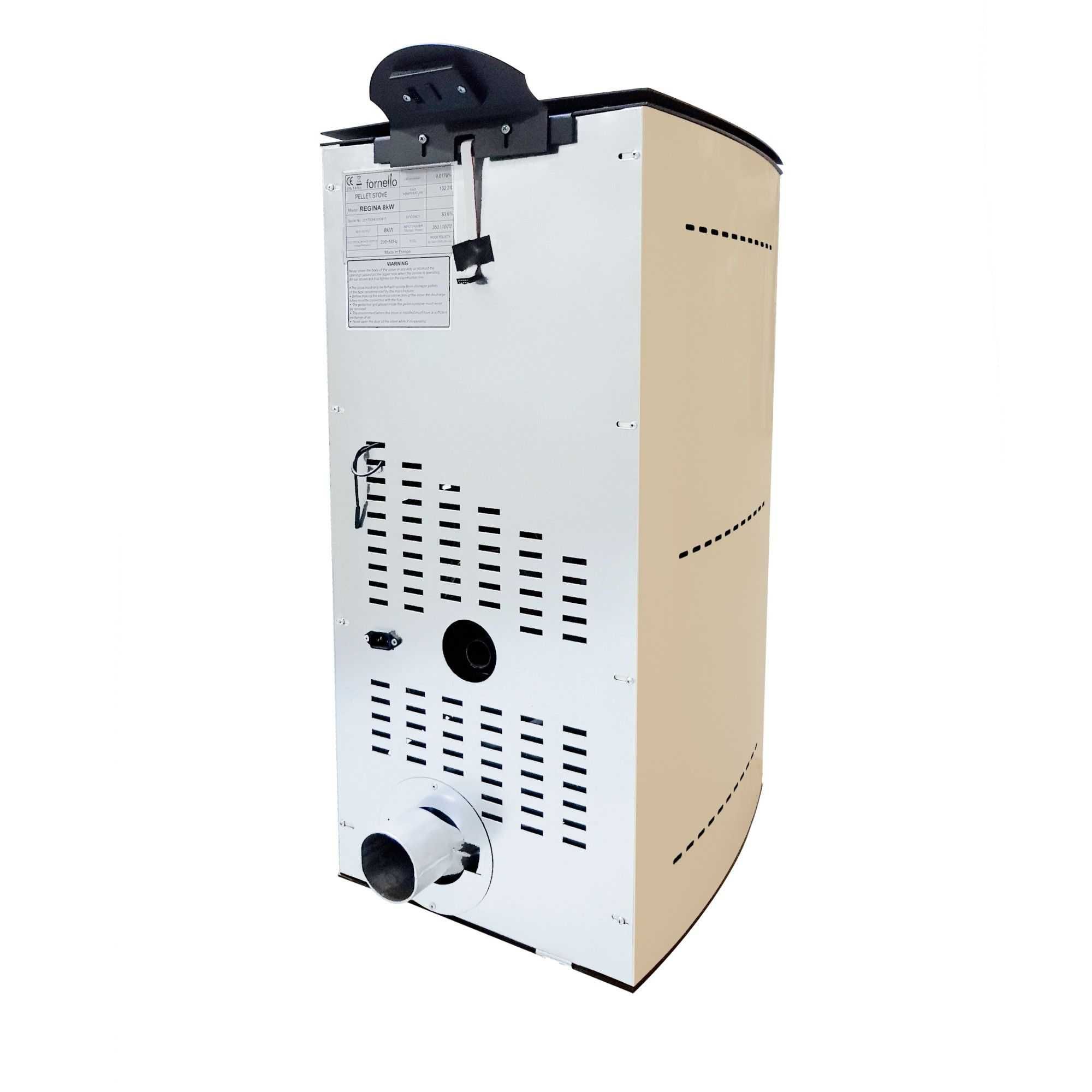 Semineu (soba) pe peleti cu tiraj fortat Fornello Regina 8 KW