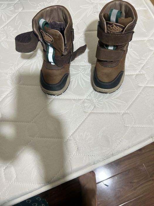 Сапожки деский , мальчик , натуральный мех