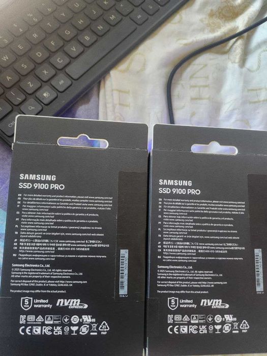 Новый запечатанный M2 NVME SSD Samsung 9100 PRO 2TB PCIE 5.0