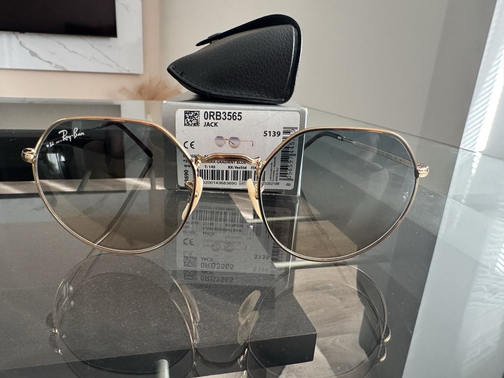 Очила ray-ban златисти