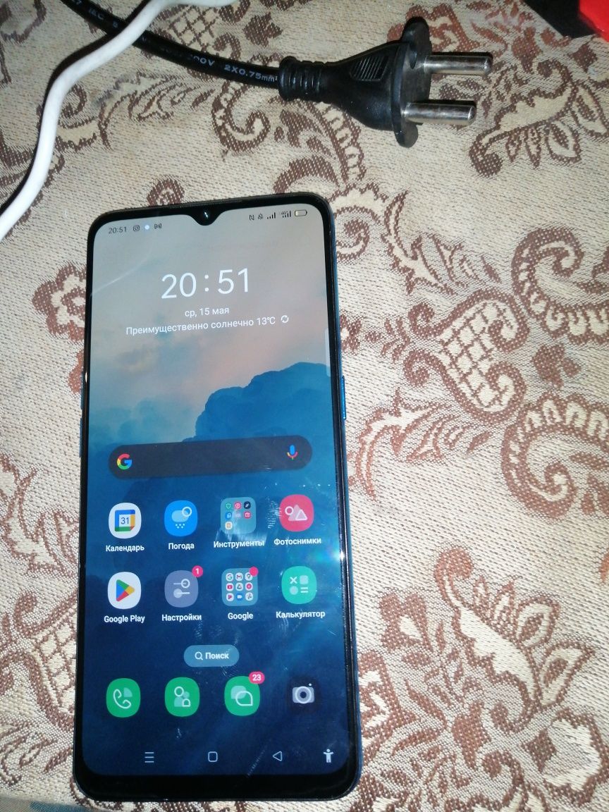 Oppo A91 128gb  состояние хорошее