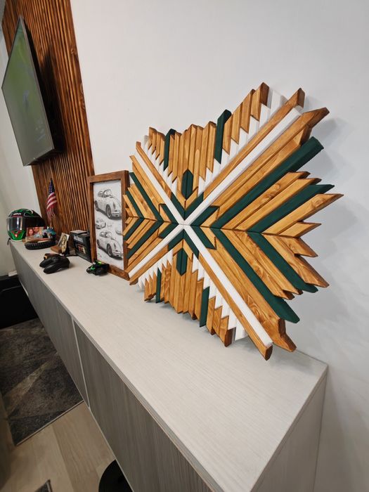 Tablou lemn lucrat manual