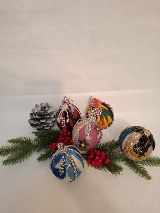 Елочные шары ручной работы