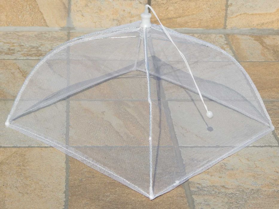 Plasa cupola protectie antiinsecte retractabila pentru masa alimente