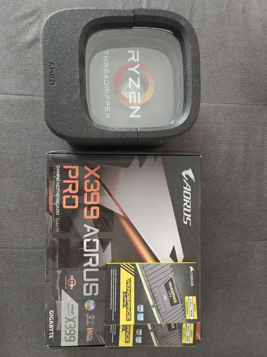 AMD Threadripper 2950X+Aorus tr4 x399+ 32 GbDdr4 3600Mhz+Noctua CPU co