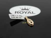 Bijuteria Royal CB : Pandant aur 14K 1,10 gr