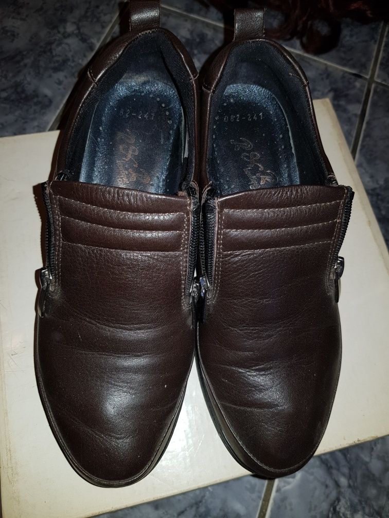 Pantofi maro piele naturala dama 37 R&R Boutique