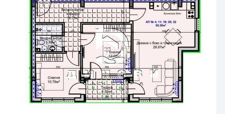Продава се Тристаен апартамент в Стара Загора, Кольо Ганчев - 120 кв.м за 752 €/кв.м - Снимка #1