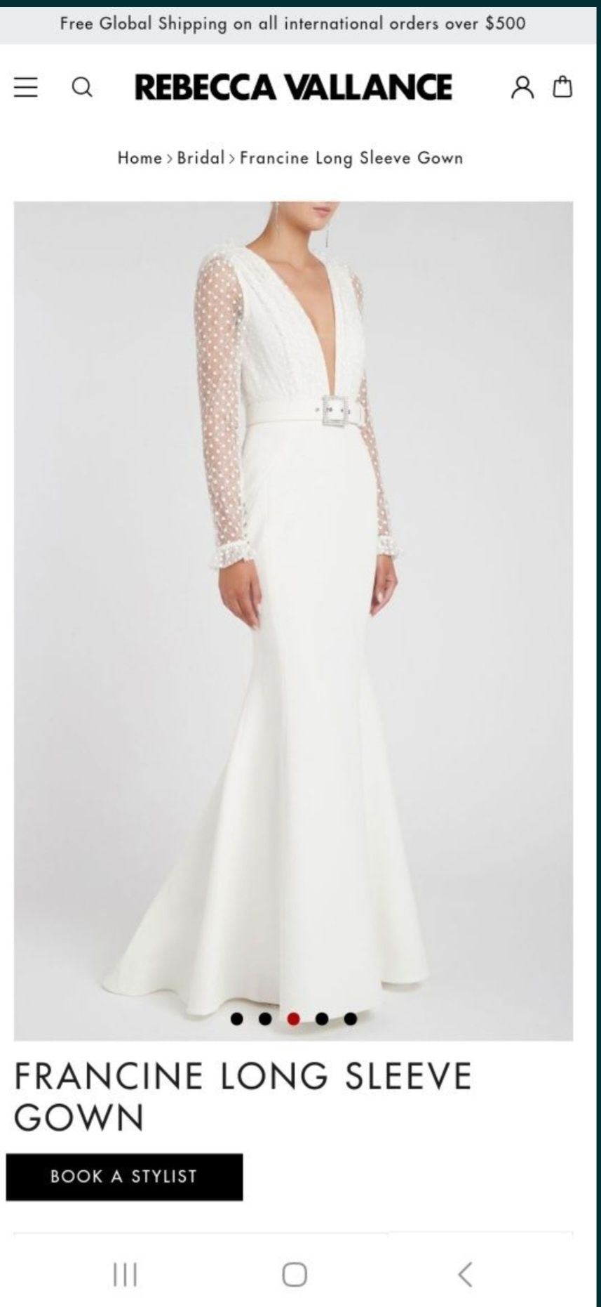 Rochie de mireasa Rebecca Vallance marimea S