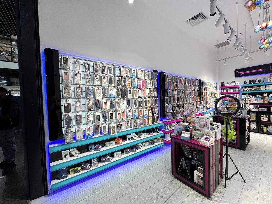 Mobila UNICĂ Slat Wall,pt.magazin de accesorii,incaltaminte,bijuterii