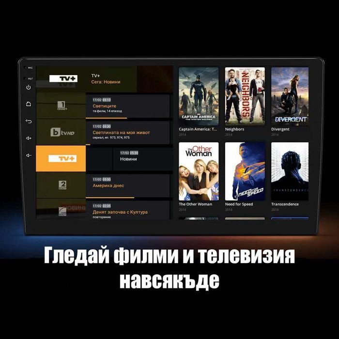 Ford Mondeo,Focus,S-Max,C-Max,Galaxy,Kuga Мултимедия Навигация Android