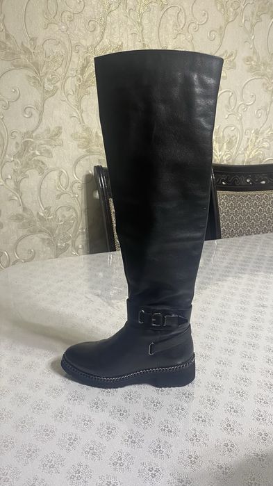 Сапоги из натуральной кожи