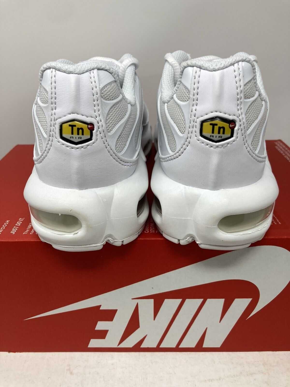 Adidasi Nike Tn Air max plus white Pure platinum 100% originali-44.5