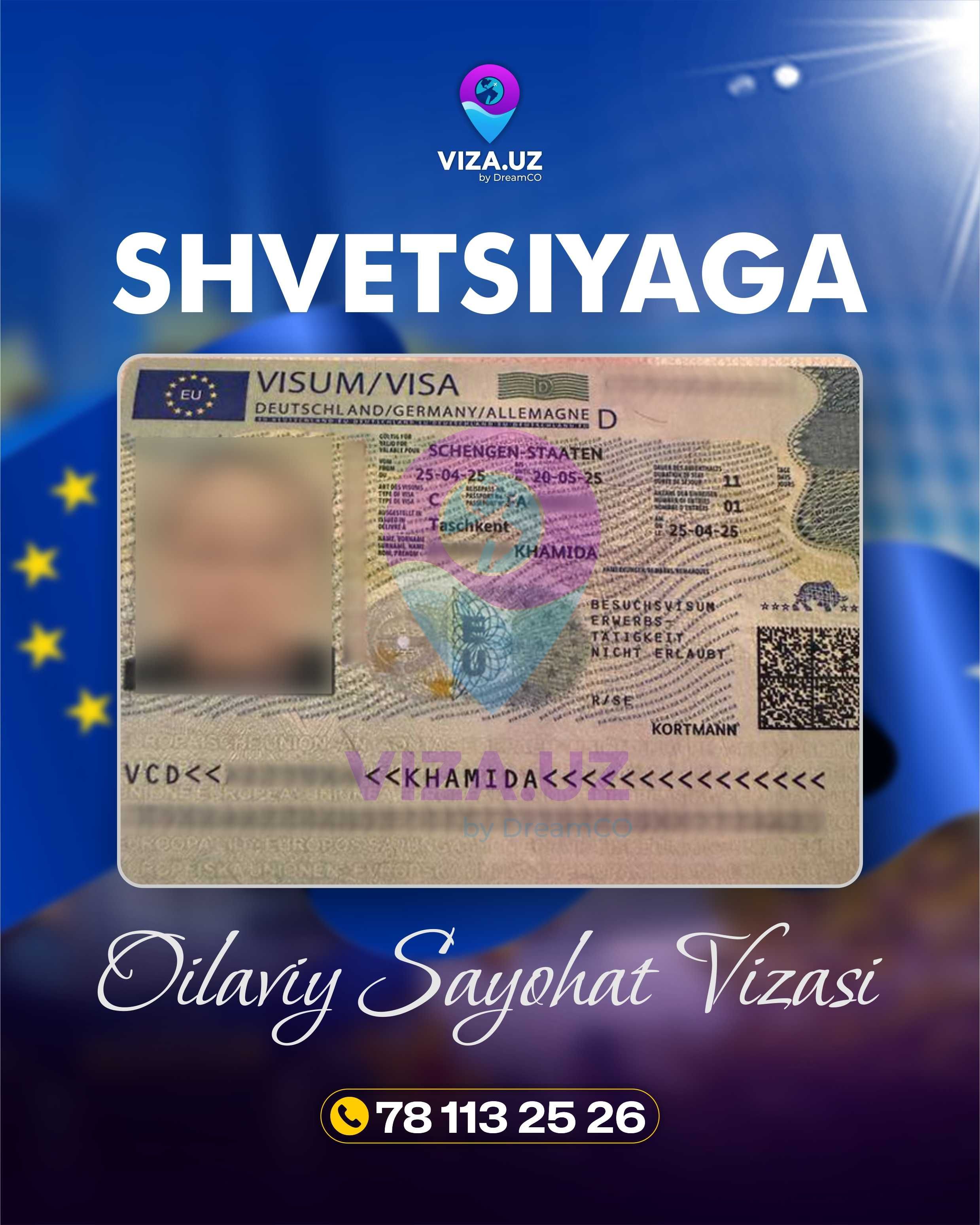 Shengen Sayohat Vizasi Rasmiylashtirish Xizmati