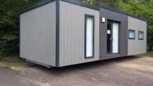 Vand container modular tip casa de locuit din structura metalica învel