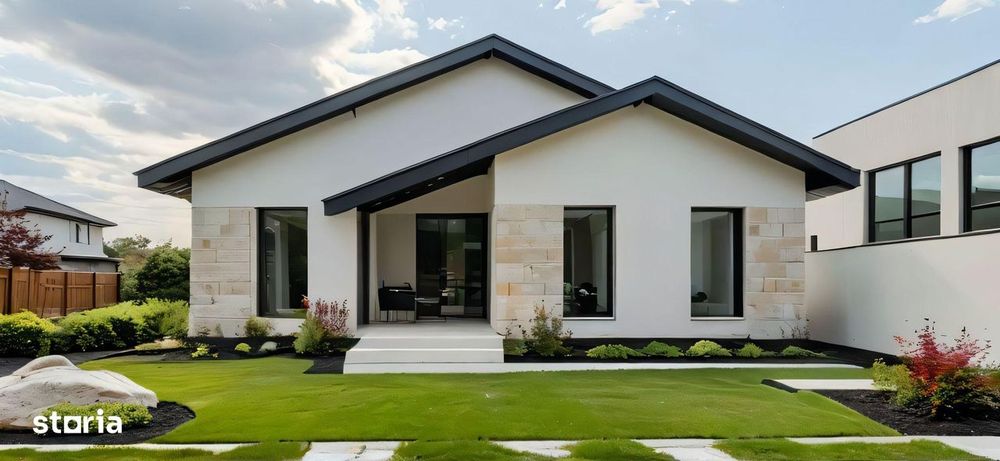 Casă nouă  Domnești Central | 3 dormitoare | 400 mp teren | Finisata