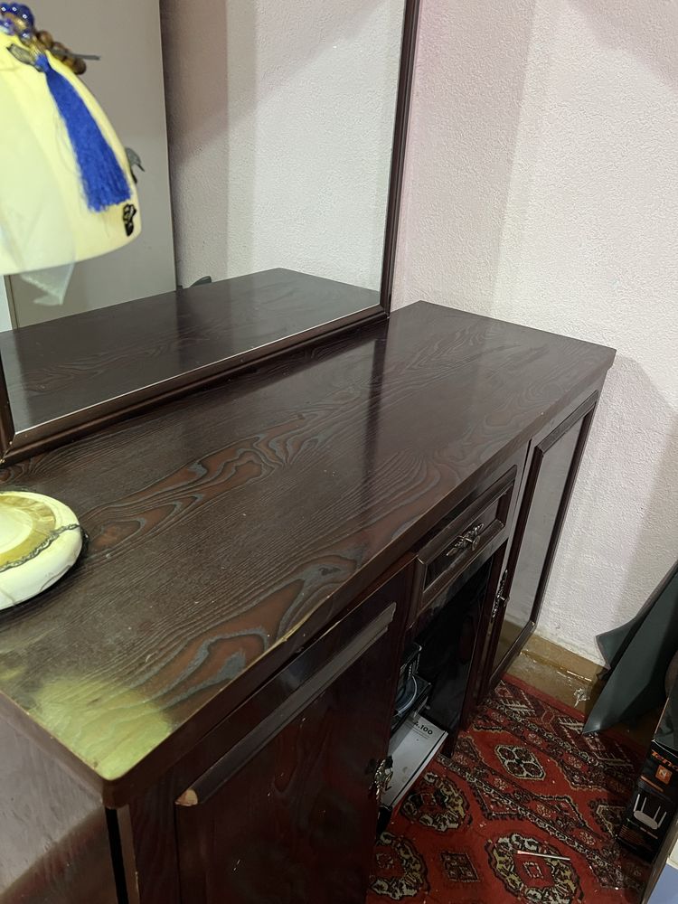 Спальный гарнитур, тримо, тумба, шкаф, кровать