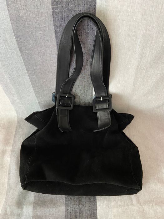 Чанта Естествен велур MADELIN