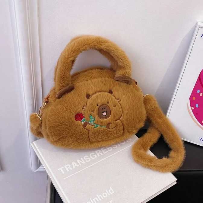 Плюшена играчка чанта Капибара Capybara