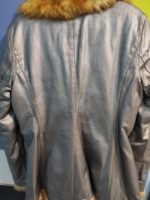 Яке палто сребристо размер М